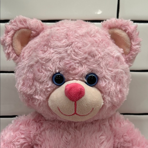 Build A Bear Pink Cuddles Teddy Bear Plush - Picture 3 of 11